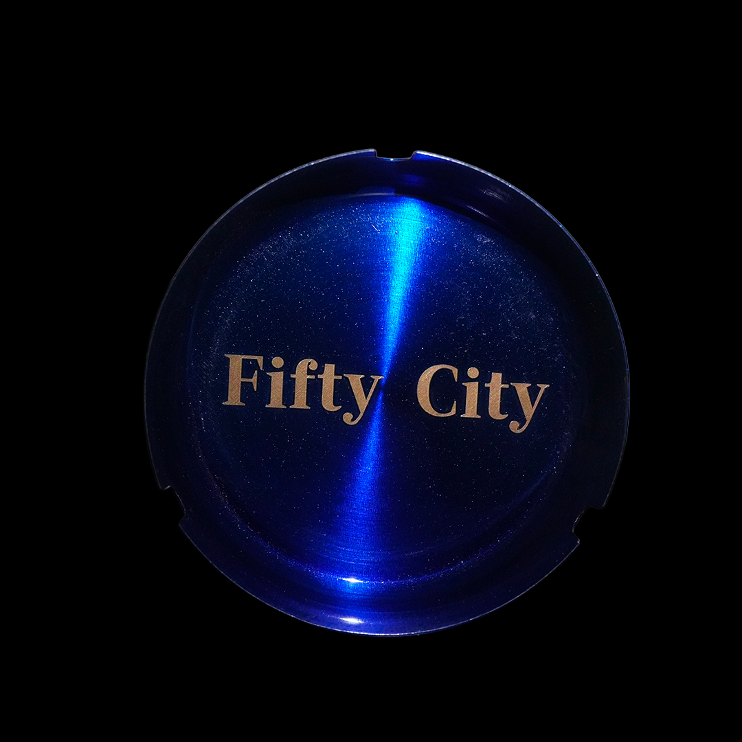 Cendrier FIFTY CITY BLEU