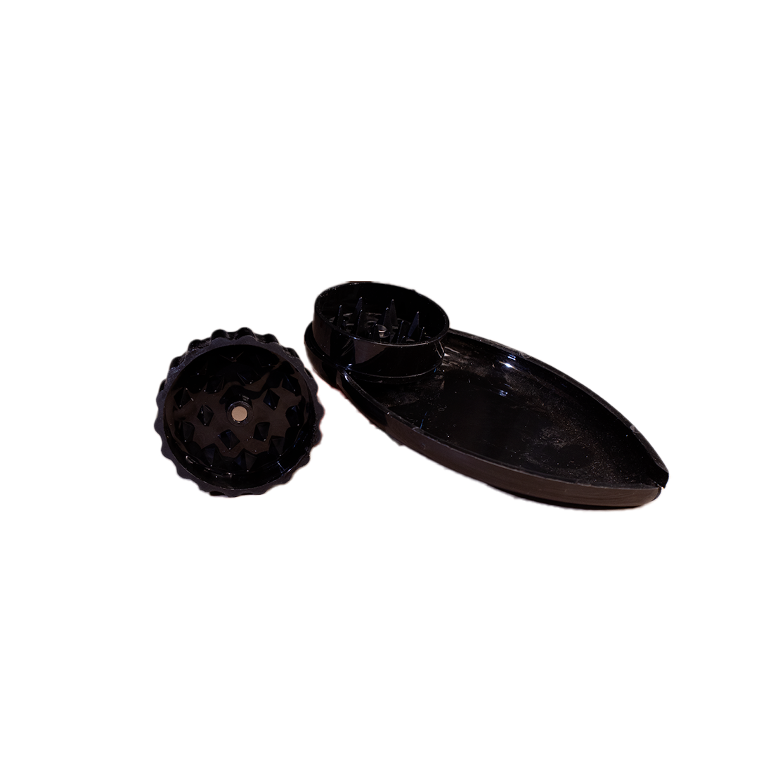 đ Grinder en plastique noir avec rĂ©ceptacle (100% off)